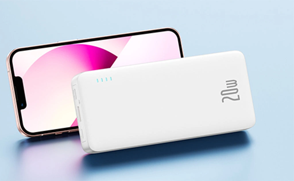 Baseus Airpow 20000 поруч зі смартфоном