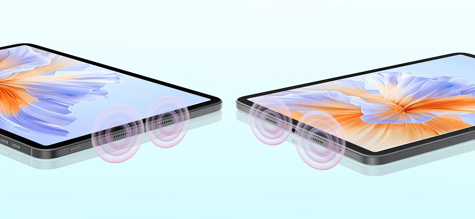 Четыре динамика Quad-box со стереозвуком Smart-PA в планшете Blackview LINK 8