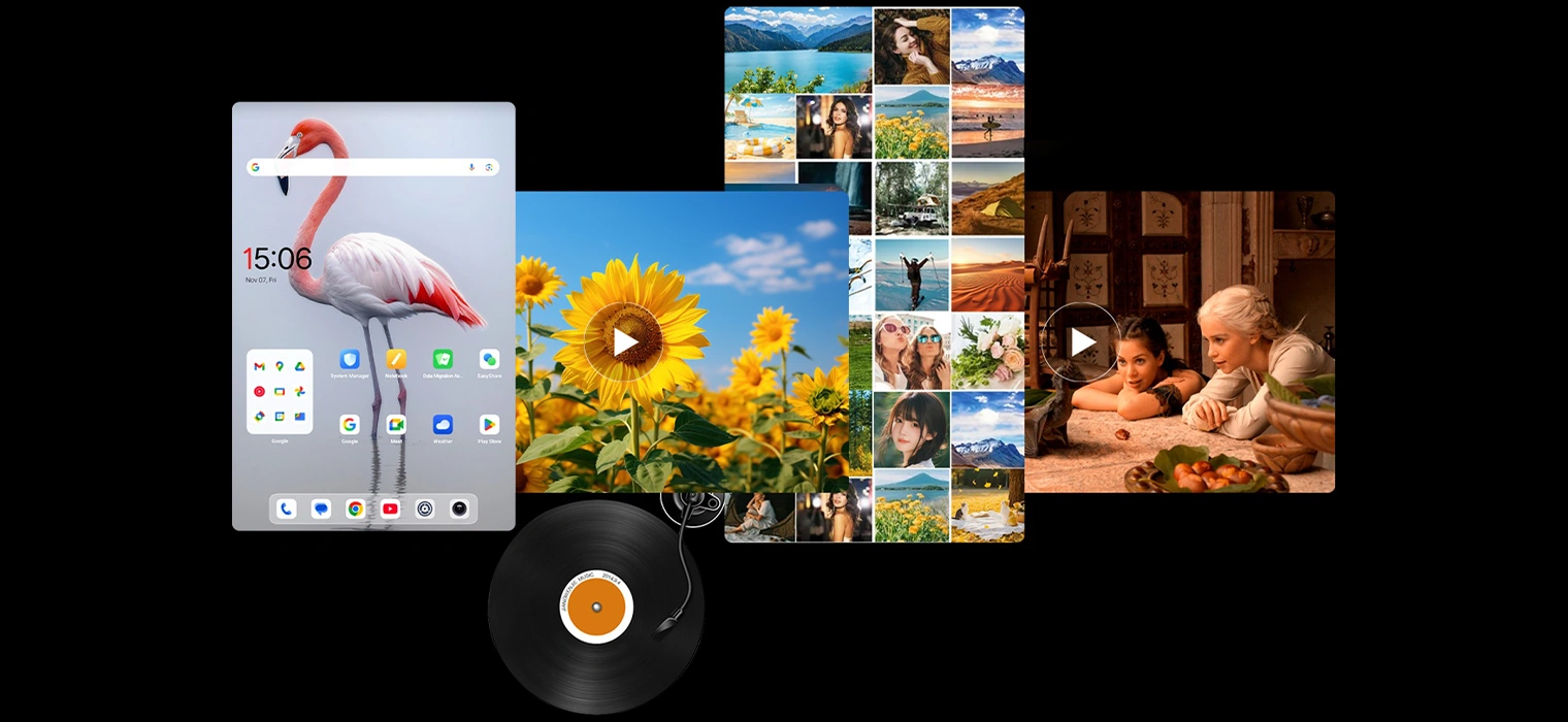 Фотографії, відео та музика у памʼяті планшета Blackview MEGA 12