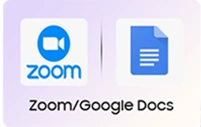 Zoom, Google Docs