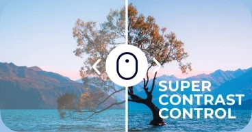 Технология Super Contrast Control: сравнение изображения