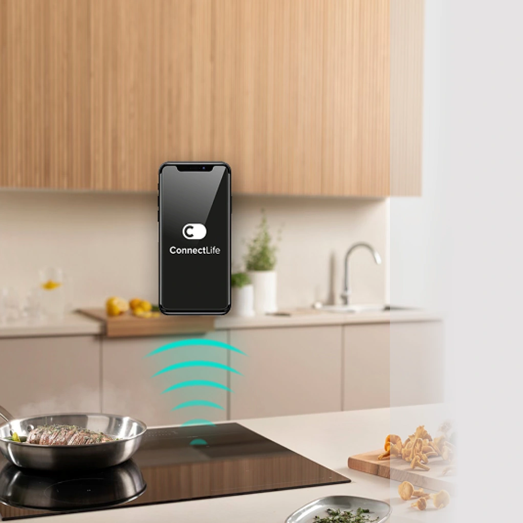 Индукционная варочная поверхность Gorenje GI6432BSCWF крупным планом