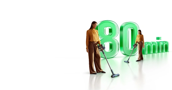 До 80 хвилин роботи