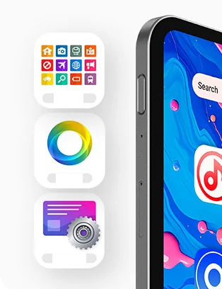 Ярлики Smart Button поряд з екраном планшета ArtPad Pro