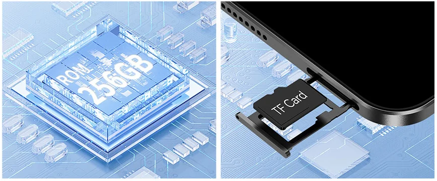 Сховище 256 ГБ і слот для картки microSD планшета Teclast ArtPad Pro