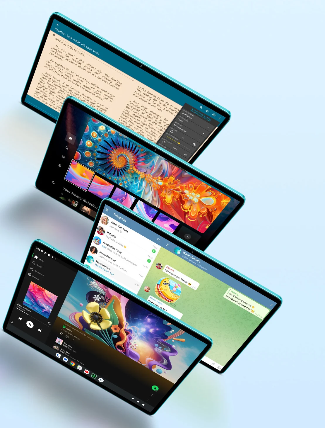 Багатозадачність на планшеті Teclast P30