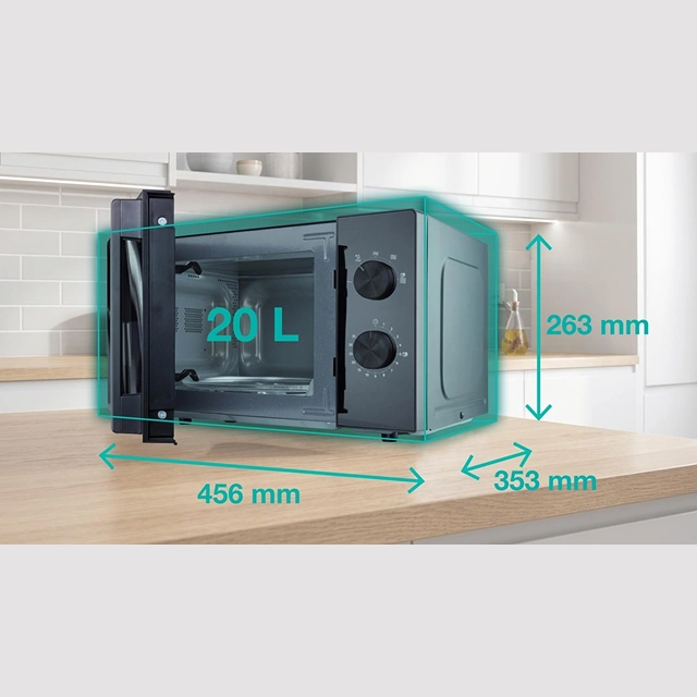 Габариты камеры микроволновой печи Gorenje: 456 × 263 × 353 мм