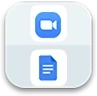 Пиктограммы Zoom и Google Docs