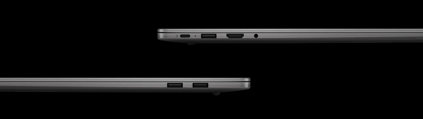 Порты ноутбука RedmiBook 14: USB-C, USB-A, HDMI и аудиоразъём 3.5 мм