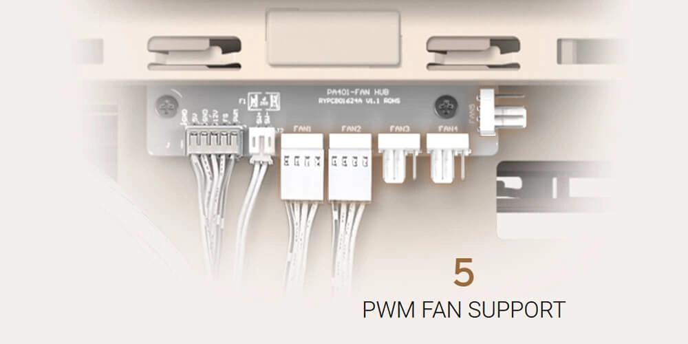 Вбудований PWM-концентратор для підключення системних вентиляторів