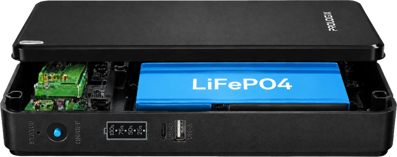 Аккумулятор LiFePO4 внутри Mini UPS Prologix PLP3660ECO