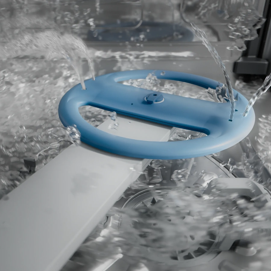 Двойной распылитель 360Clean в посудомоечной машине Electrolux E62LB200T