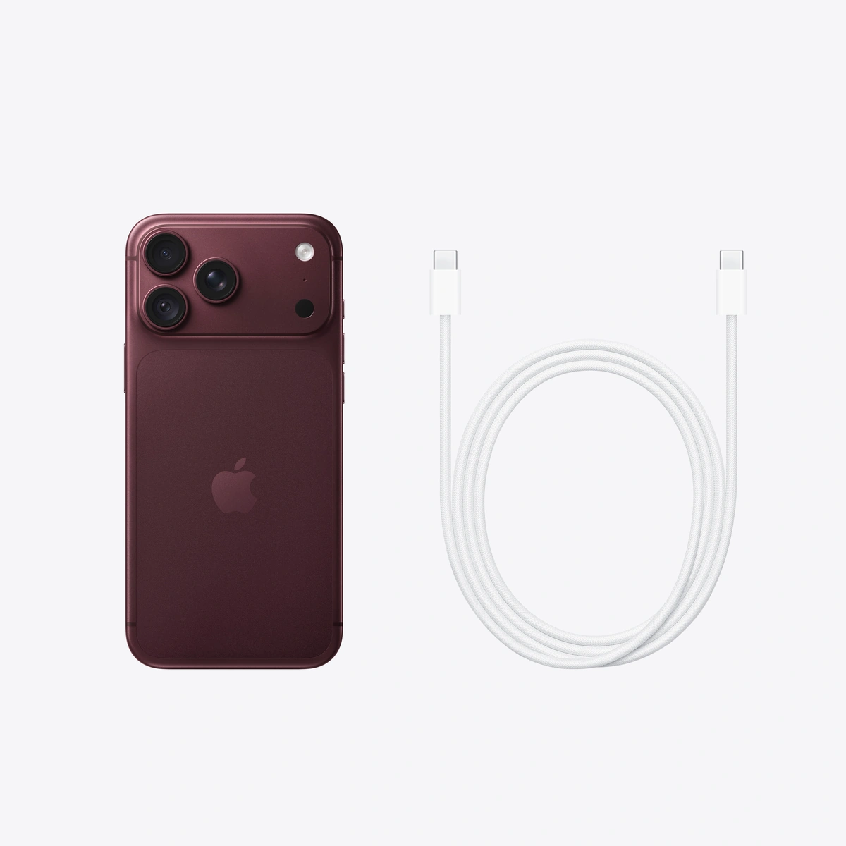 Комплект поставки: iPhone 18 Pro Max и зарядный кабель USB-C
