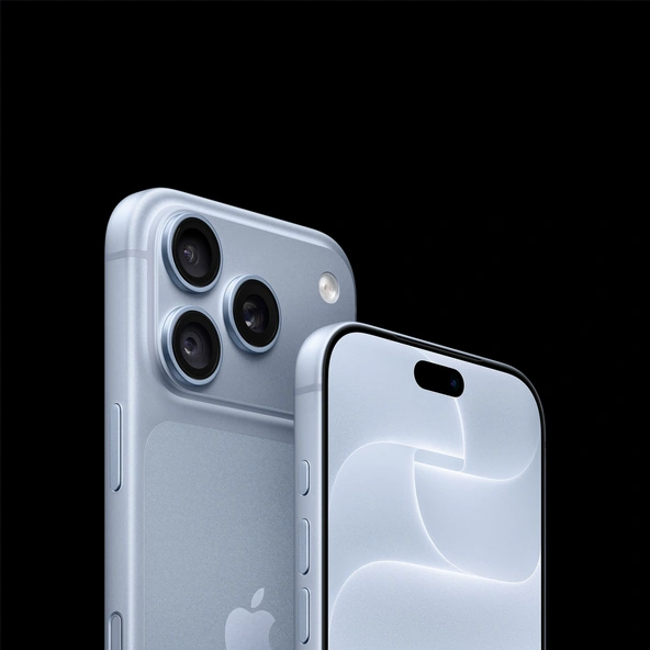 Два iPhone 18 Pro в цвете Glacier — задняя панель и дисплей