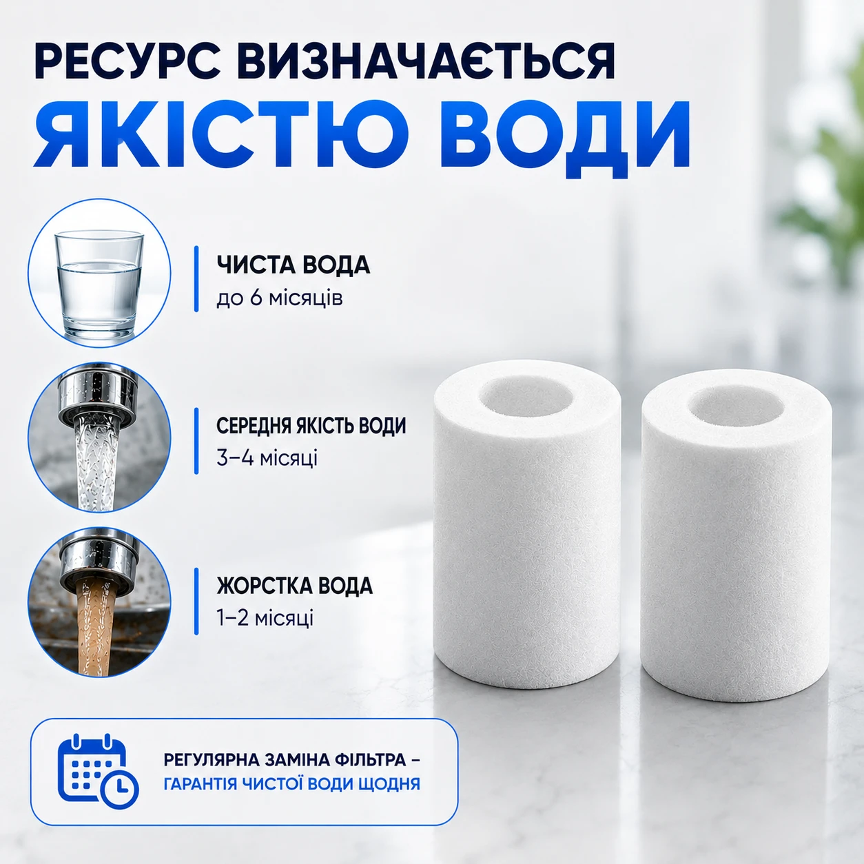 Фактори впливу на тривалість роботи та ресурсу змінного картриджа