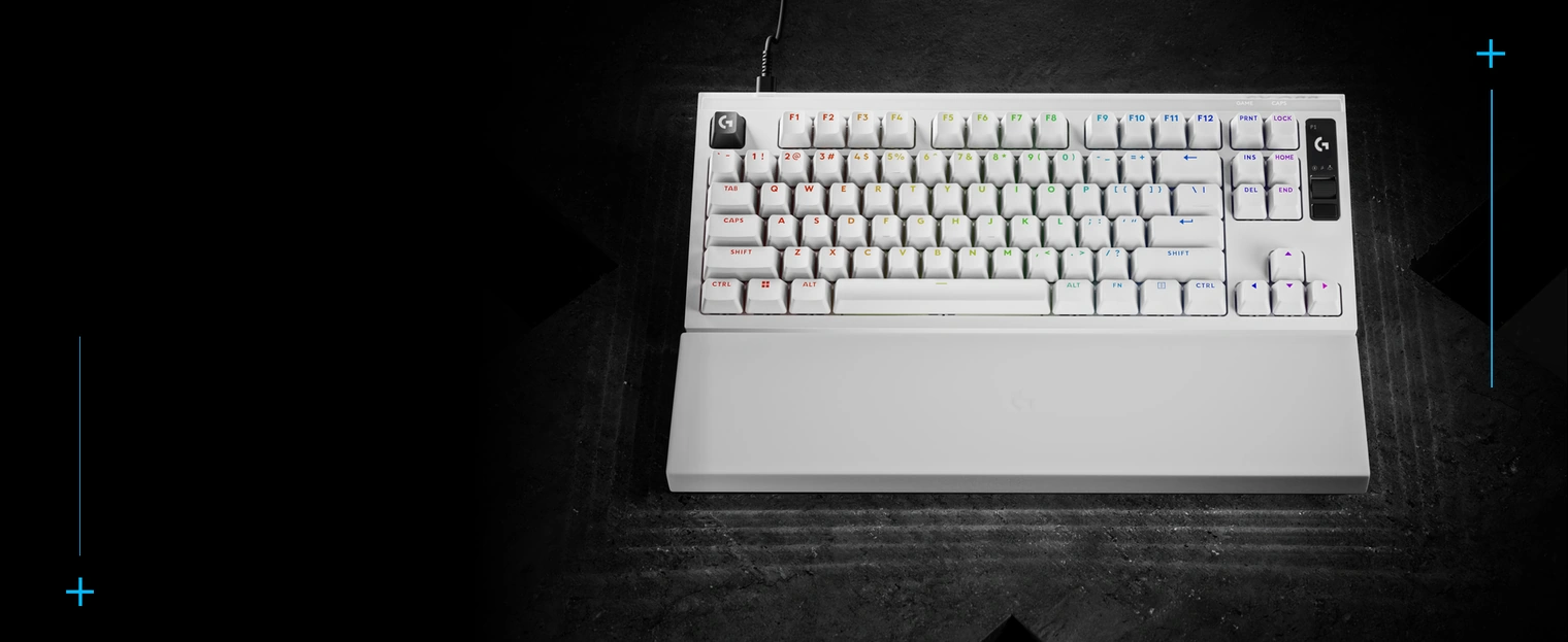 Ігрова клавіатура Logitech G PRO X2 RAPID білого кольору