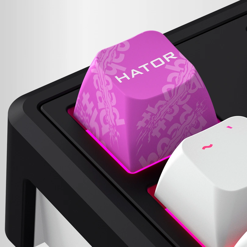 Дополнительный брендированный кейкап HATOR в комплекте