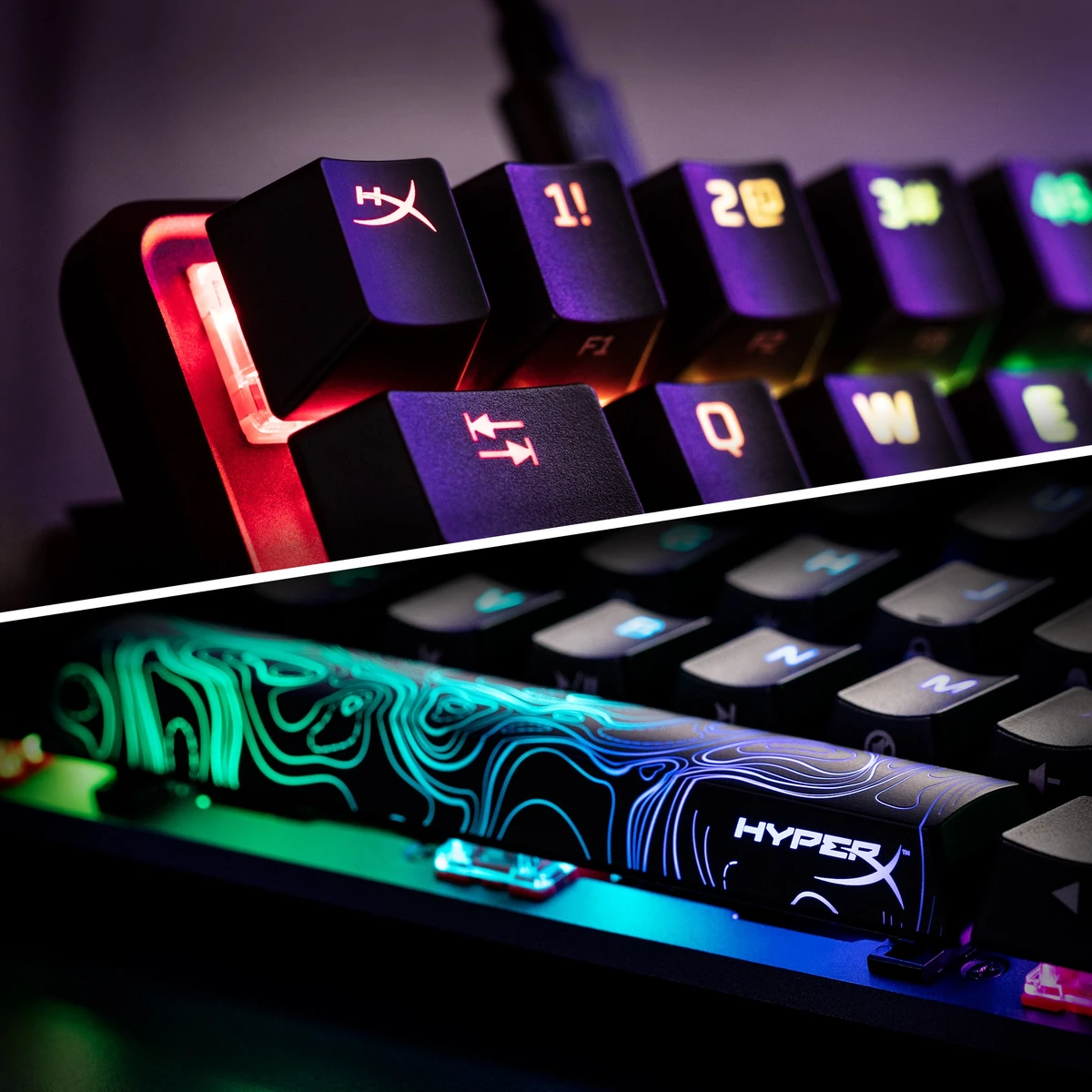 Додатковий кейкап Esc і альтернативний пробіл HyperX на клавіатурі Alloy Origins 60