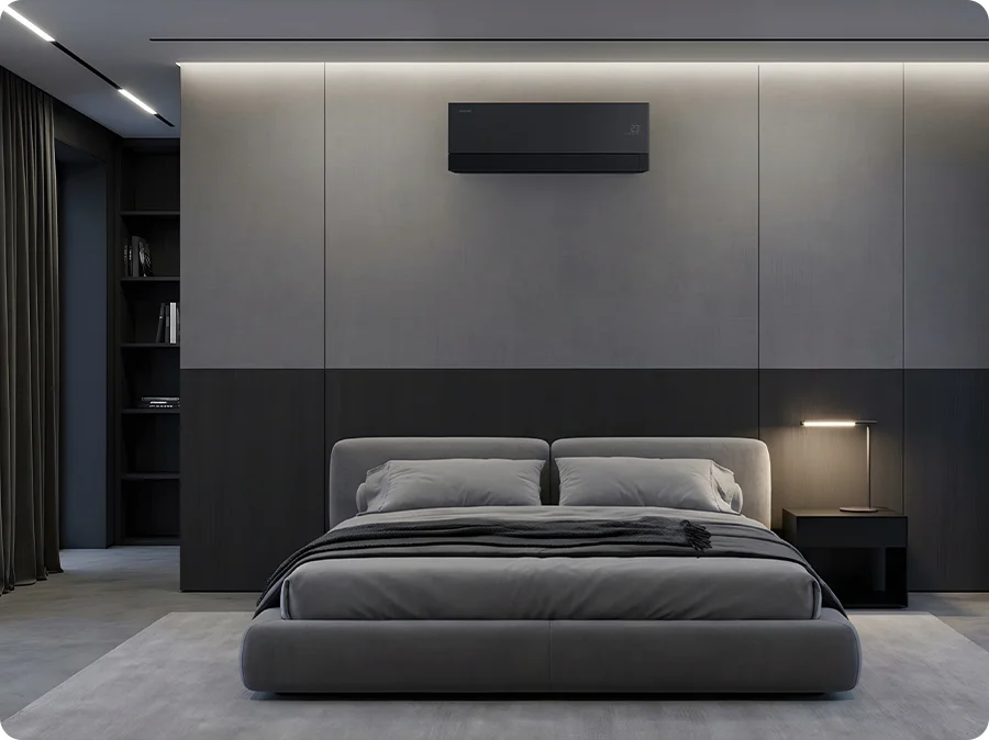 Кондиціонер Samsung серії Bespoke у темному кольорі Soapstone Charcoal