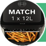 Дисплей мультипечи с функцией MATCH 1 x 12 л