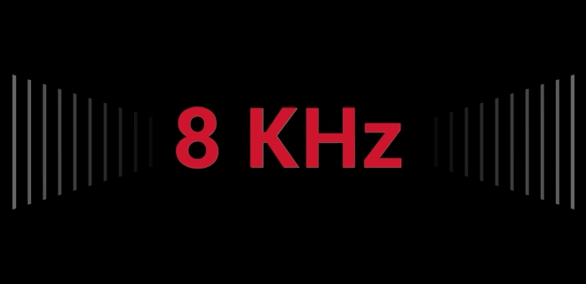 Стабільний бездротовий сигнал 8 кГц