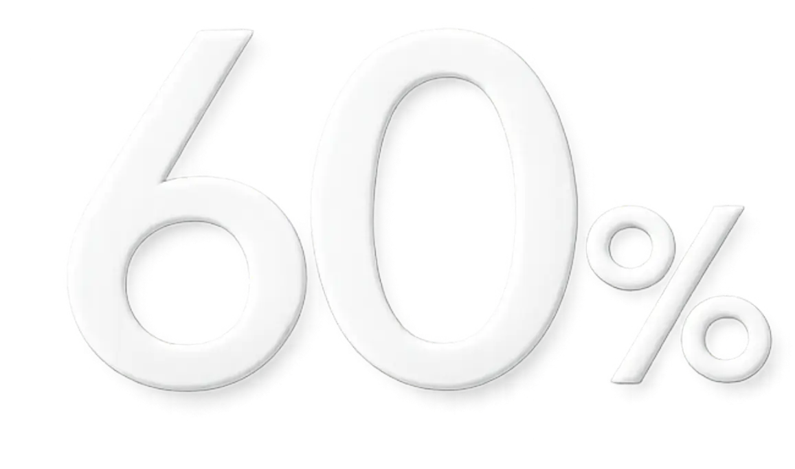 60%