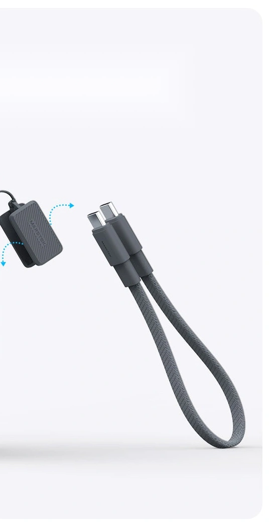 Знімний плетений кабель USB-C to USB-C