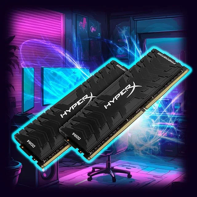 Оперативна пам'ять 32GB DDR4 (дві планки по 16GB)