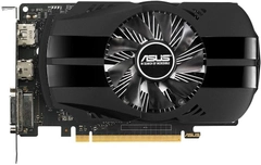 Asus PCI-Ex GeForce GTX 1050 Ti Phoenix 4GB GDDR5 (128bit) (1290/7008) (DVI, HDMI, DisplayPort) (PH-GTX1050TI-4G)