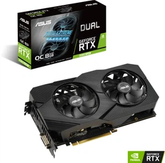 NIVIDIA RTX 2060super ASUS動作確認済み Видеокарта Asus PCI-Ex GeForce RTX 2060 Super Dual EVO V2 OC
