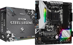ASROCK B450 STEEL LEGEND　 Thermaltakeケース Материнская плата ASRock B450M Steel Legend (sAM4, AMD B450, PCI
