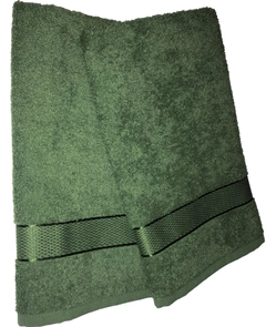 Махровое полотенце Aisha 40х70 Зеленое (1057_зеленый)