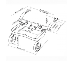 Buggy board maxi Black 12011 ROZETKA Velomaluk