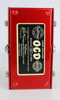 ギター Fulltone OCD Custom Shop Candy Apple Red Овердрайв Fulltone