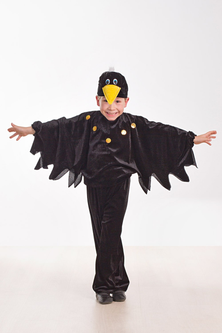 Ворона - костюм карнавальный, рост 116-122