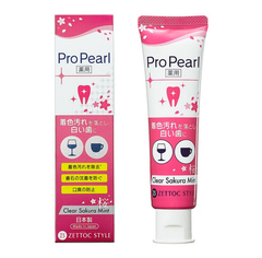 Зубная паста Сакура и мята Zettoc ProPearl Sakura Mint 100 гр