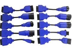 ICD2点セット НАБОР КАБЕЛЕЙ ГРУЗОВЫЕ АВТО (полный) Pro OBD2 OBDII 10 штук – фото