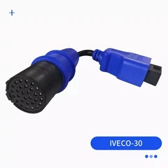 НАБОР КАБЕЛЕЙ ГРУЗОВЫЕ АВТО (полный) Pro OBD2 OBDII 10 штук – фото