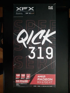 Видеокарта XFX Radeon RX 6700 XT SPEEDSTER QICK 319 BLACK Gaming