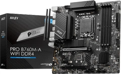 Материнская плата MSI PRO B760M A Wi-Fi DDR4 (s1700, Intel B760