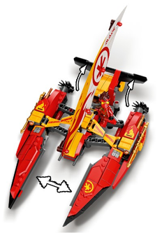 インパクト 2BA Конструктор LEGO Морський бій на катамаранах 780 деталей