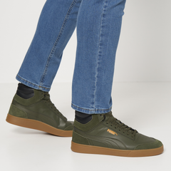 笑笑 Мужские зимние ботинки высокие Puma Shuffle Mid Fur 38760902