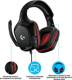 Logitech G432 Logitech G 322 Наушники Logitech Wired Gaming