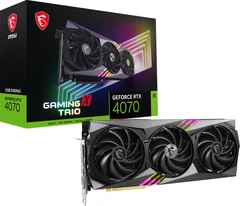 MSI PCI-Ex GeForce RTX 4070 Gaming X TRIO 12G 12GB GDDR6X (192bit