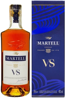 Коньяк Martell V.S. 5-7 років витримки 0.7 л 40% у подарунковій