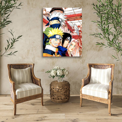 Алмазная Мозаика SHLab Аниме Naruto Наруто Команда 7 Вышивка