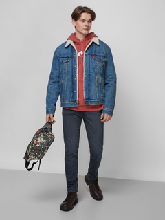 テンダーロイン　3rd SATIN JKT サテン　Levi's Джинсовая куртка Levi's 36137;0034 для женщин, цвет: Джинс
