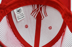 NY（3点） Бейсболка сітка Art cap New York Yankees 55-59 см червона