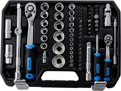 初心者様 Набір інструментів Apro 82 од Cr-V тріскачки 1/4