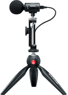 【SHURE】MV88＋Video kit MV88+ Video Kit - Stereofoniczny mikrofon pojemnościowy